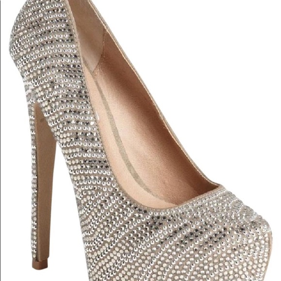 Steve Madden Heels Silver Gray Dyvinal Pumps - Picture 3 of 3